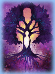 image of a spiritual tree with human shape